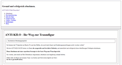 Desktop Screenshot of anti-kilo.de